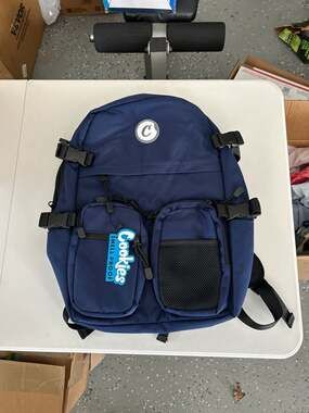 Cookies Maverick Utility Smell Proof Backpack Navy